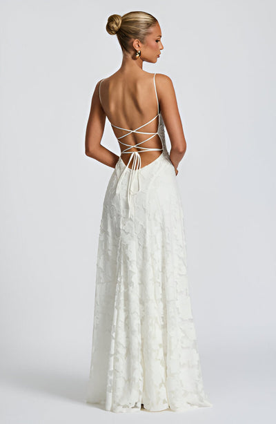 Francisa | Abito Maxi in Pizzo con Corsetto