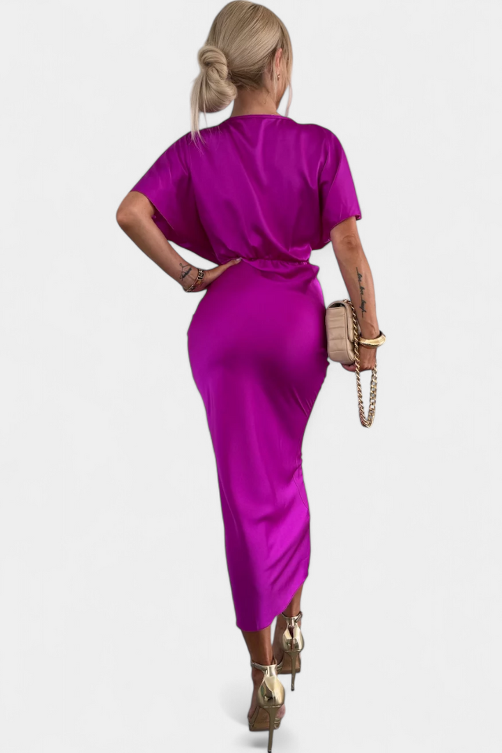 Emryn Vestito Morbido con Nodo Incrociato