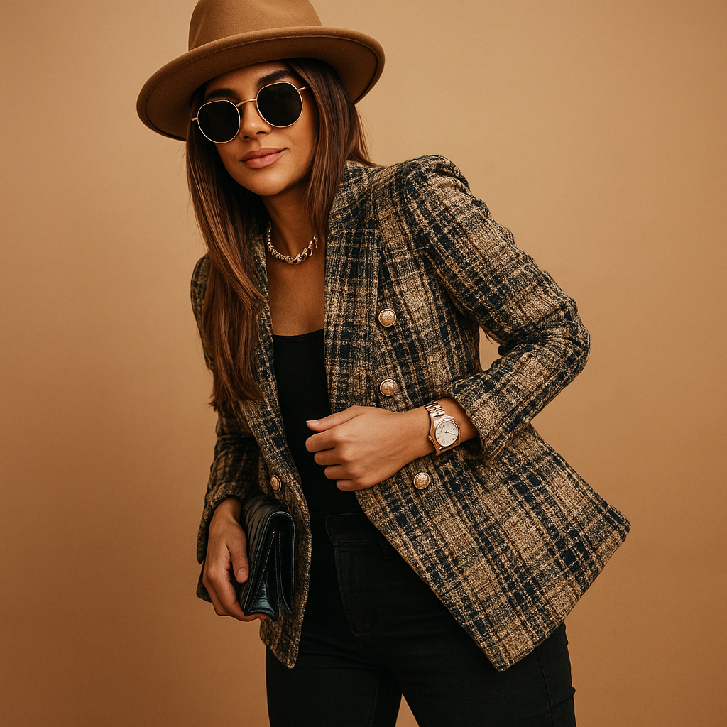 Blazer aderente con taglio elegante per donne | Tessa