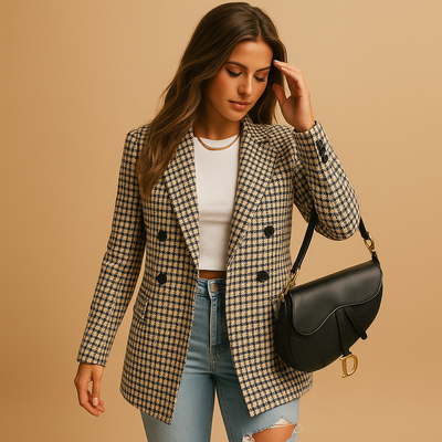Blazer aderente con taglio classico per donne | Merel