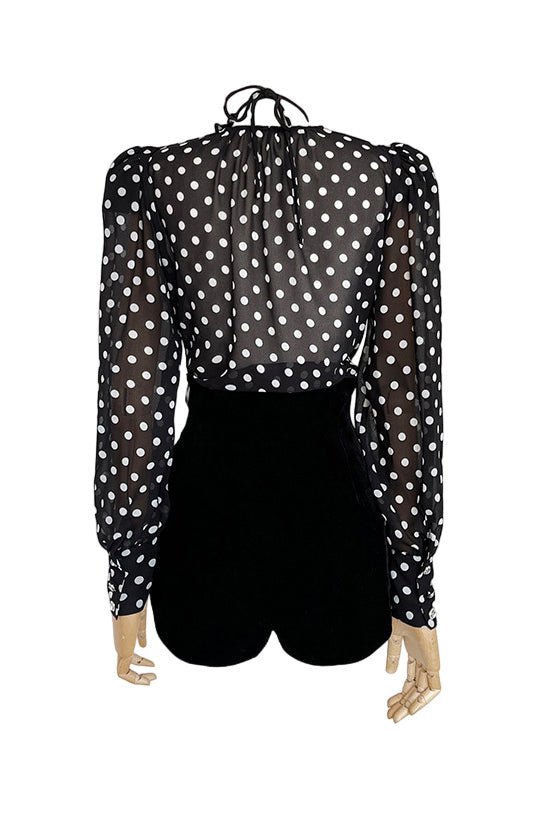 Sofia™ | Blusa Gilda a Pois con Maniche Lunghe