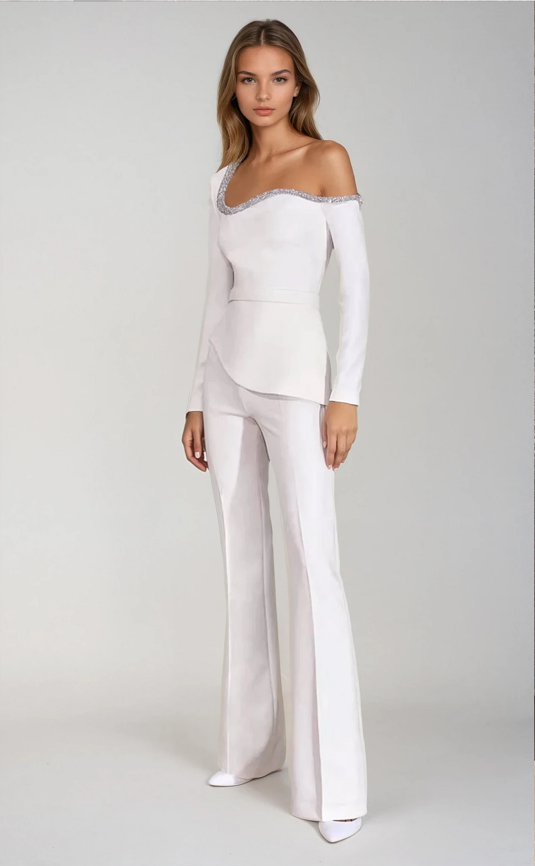 Sofia™ | Valentina - Tuta a Gamba Larga con Spalle Scoperte