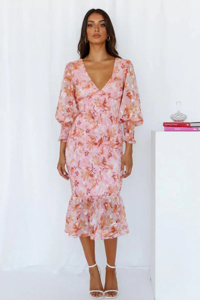Emily | Abito con Fiori Stupendo