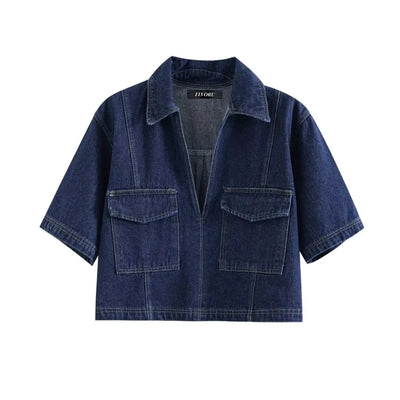 Sofia™ | Denim Set Shirt