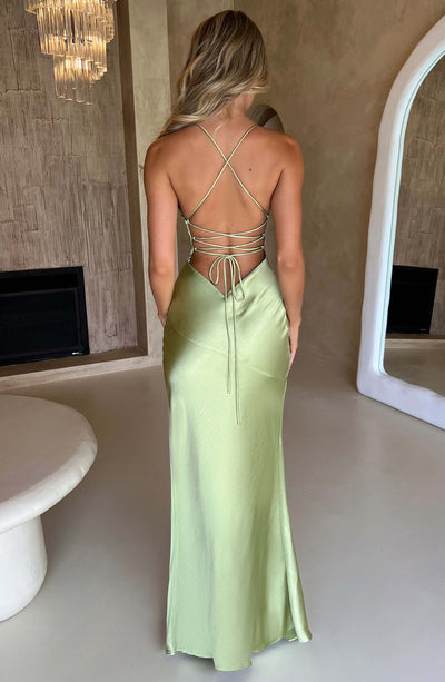 Natalie | Abito Maxi in Satin