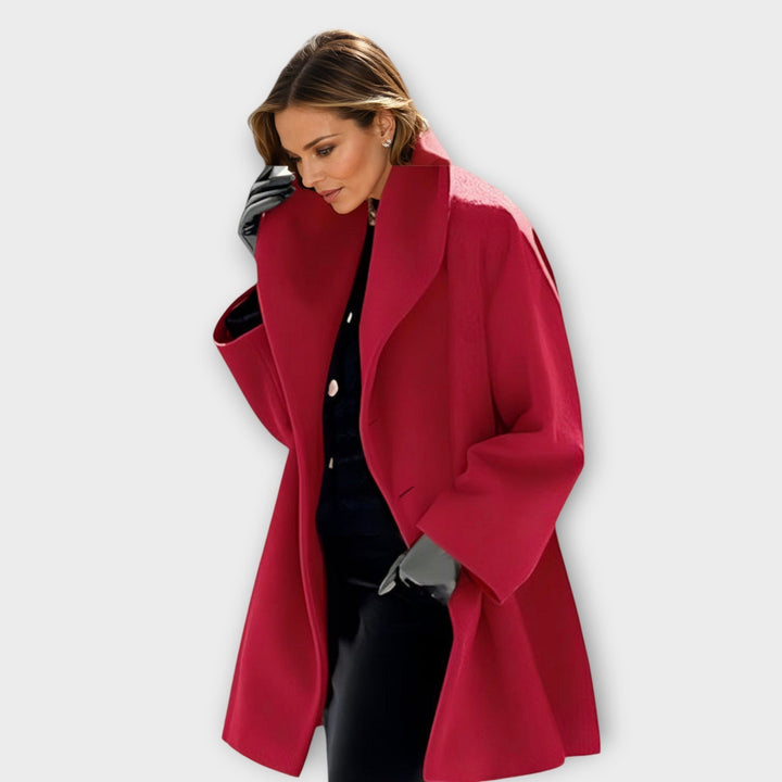 Emma - Cappotto in Lana Impermeabile Premium