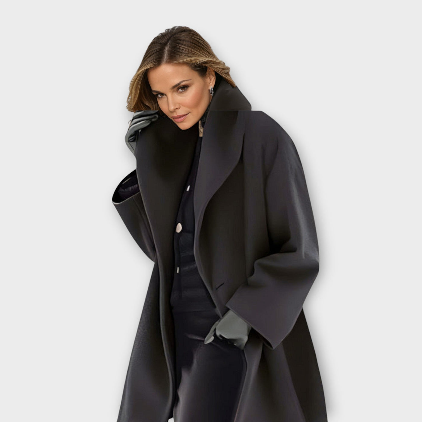 Emma - Cappotto in Lana Impermeabile Premium