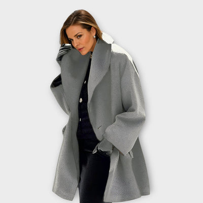 Emma - Cappotto in Lana Impermeabile Premium