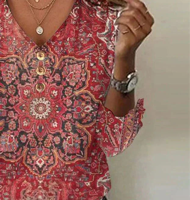 Sofia™ | Valerie - Blusa Vintage Boho
