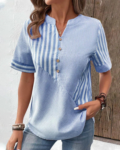 Sofia™ | Celie - Classico Top a Righe