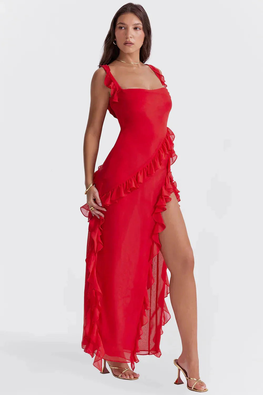 Lara™ | Abito Maxi Elegante con Spacco