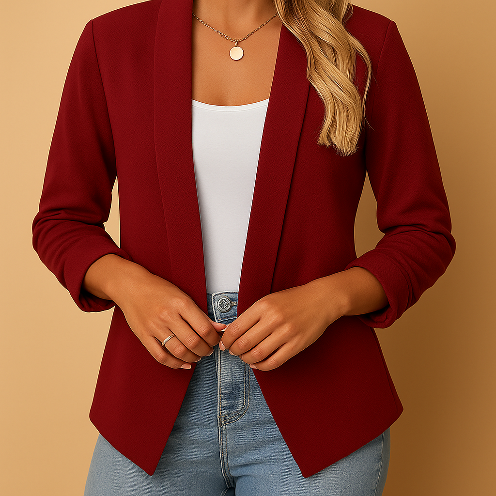 Blazer aperto con taglio elegante per donne | Thalita