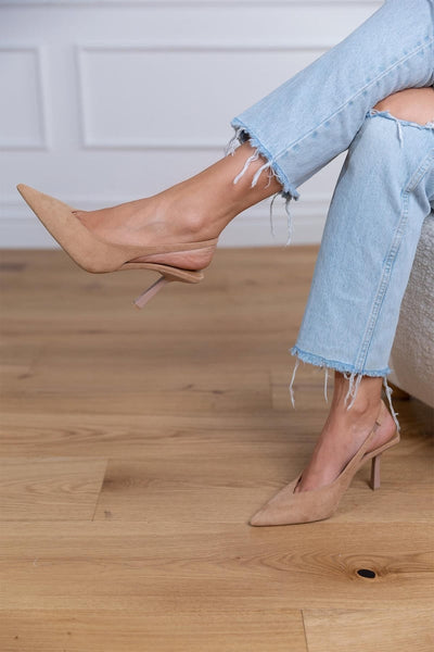 Alma™ | Eleganti scarpe slingback nude