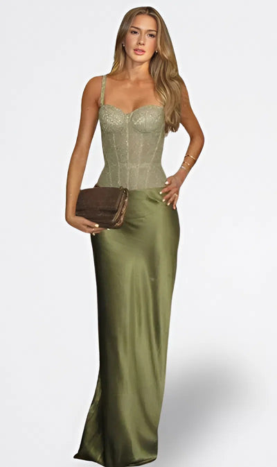 Rina | Abito Elegante con Brillio