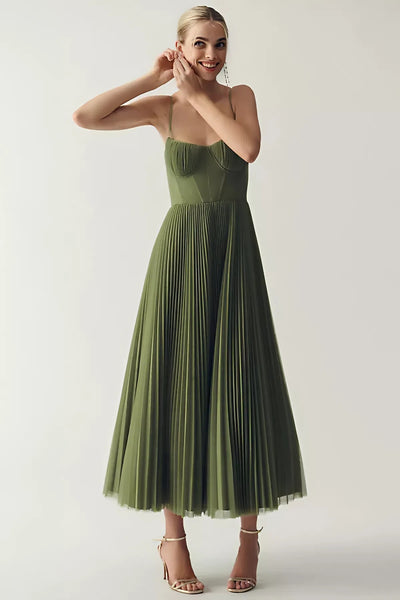 Clara | Abito Plissettato Elegante