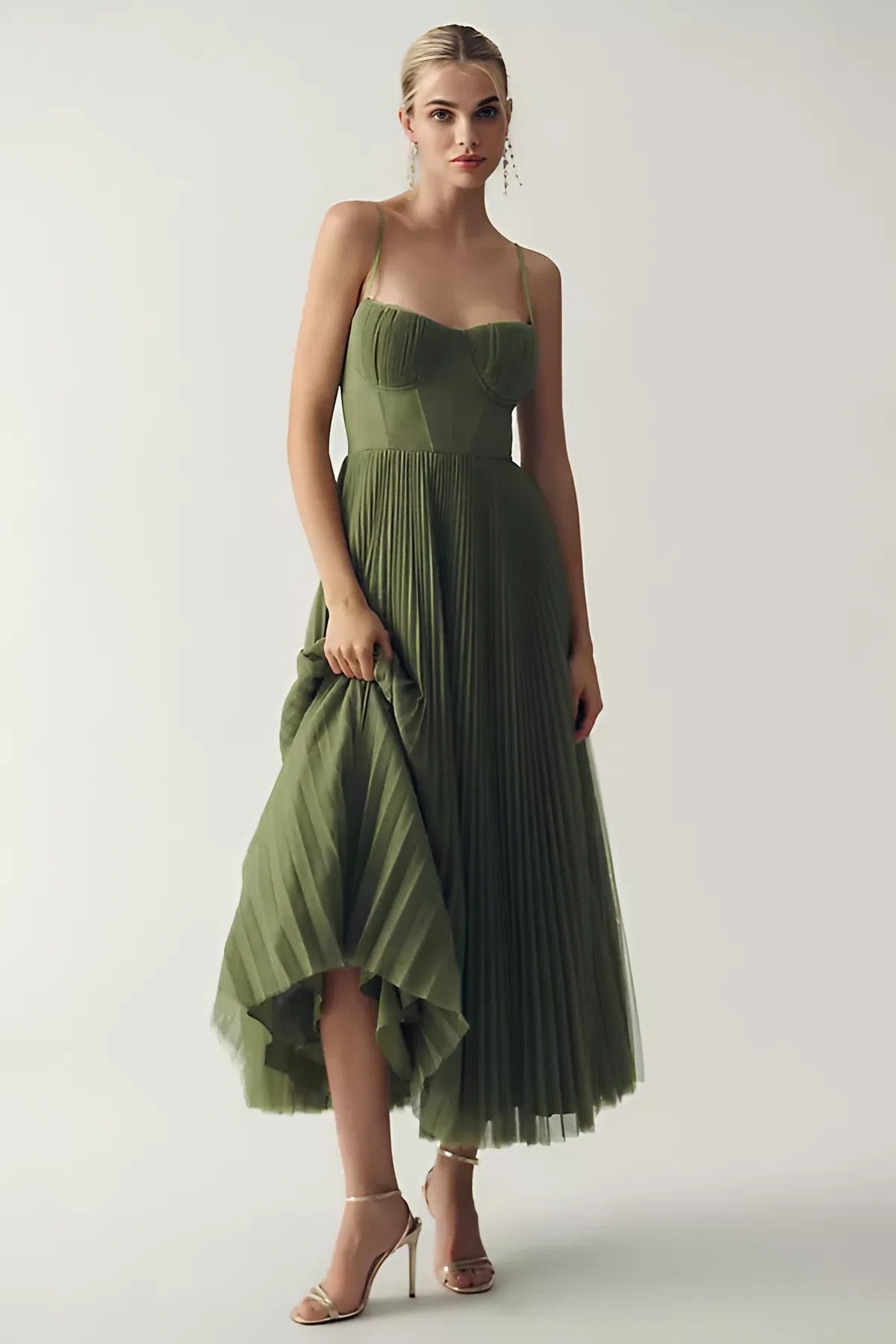 Clara | Abito Plissettato Elegante