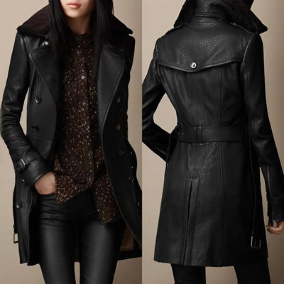 Marta | Giacca in Pelle 3/4