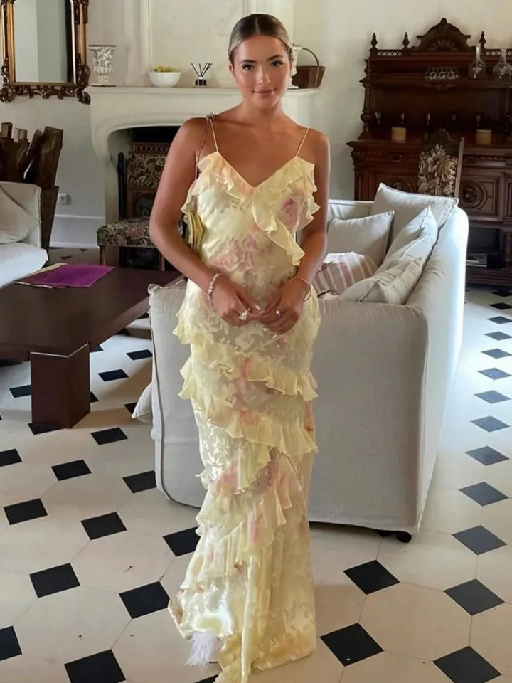 Cassidy | Abito Ruffle Incantevole